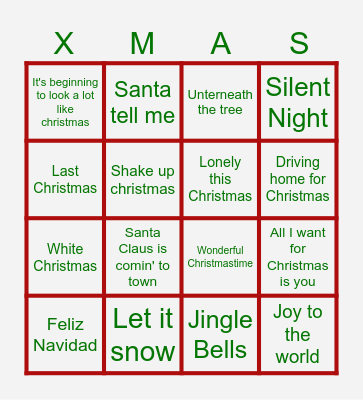 KERST SWINGO EGELANTIER Bingo Card