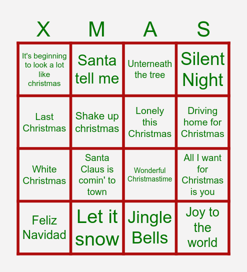 KERST SWINGO EGELANTIER Bingo Card