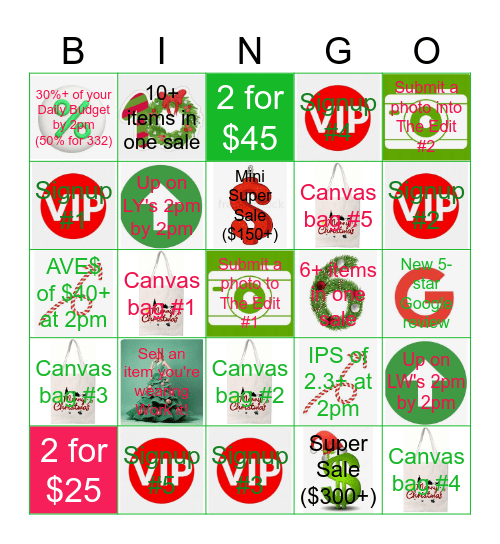 VIC2 FRI-YAY BINGO Card