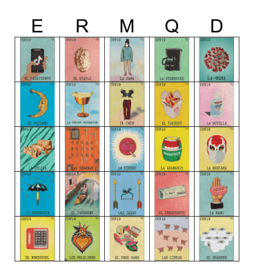 Virtual Loteria Bingo Card