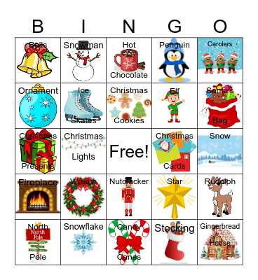 Christmas Bingo Card