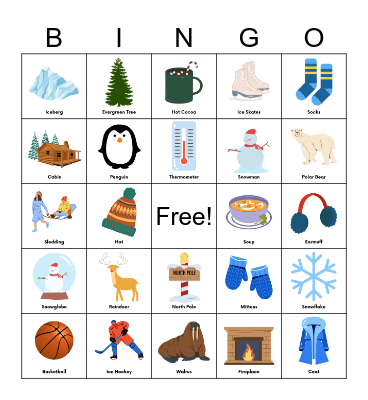 Winter Bingo Card