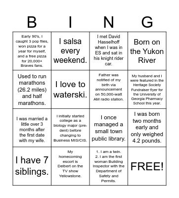GUESS WHO? Bingo Card