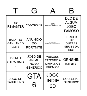BINGO BATE CERTO Bingo Card