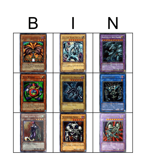 Yugioh Retro Pack Bingo! Bingo Card