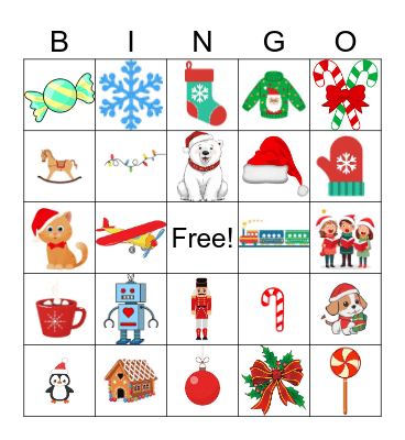 Holiday Bingo Card