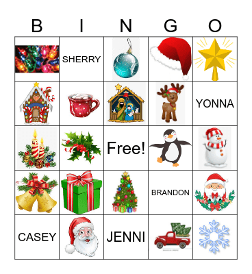 Christmas Bingo Card