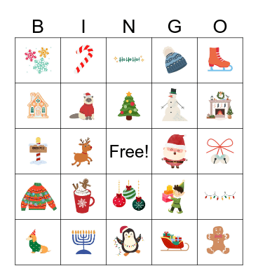 HOLIDAY BINGO Card