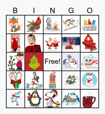 FHCU Candy Express 2025 Winter Bingo Card