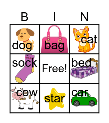 Sound BINGO Card