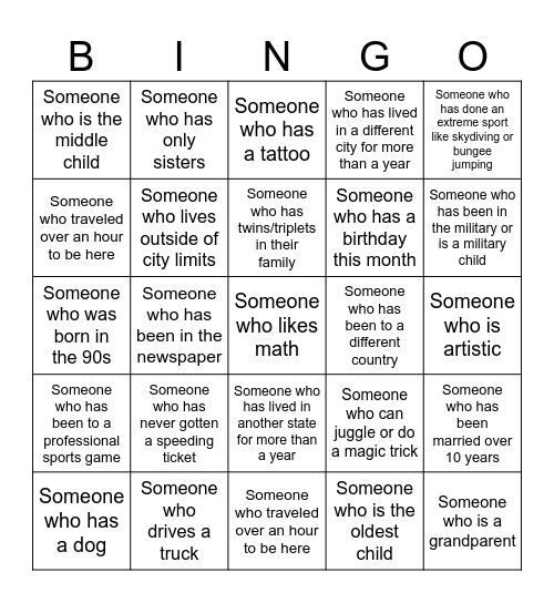 APEX BINGO Card