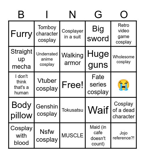 CF2024 BINGO Card