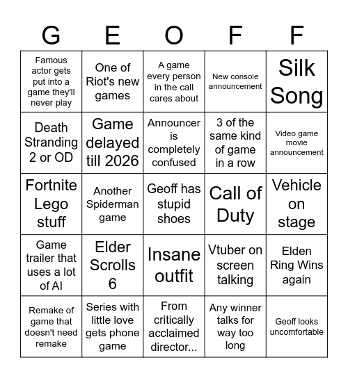 Bingo Card Maker Bingo Card