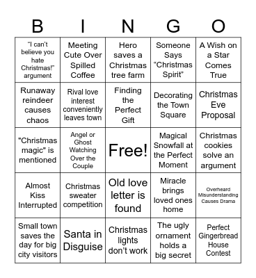 Christmas Bingo Card