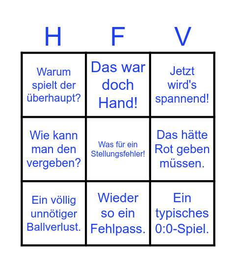 Weihnachtsfeier Bingo Card