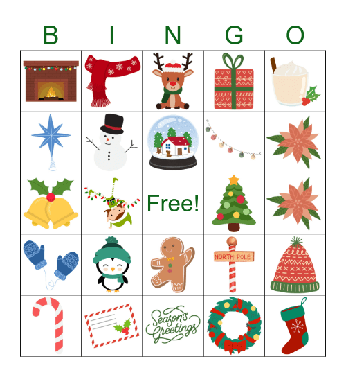 Holiday Bingo Card