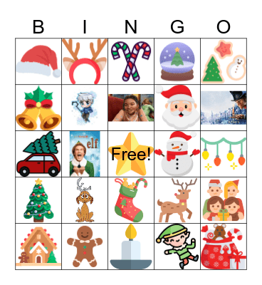 Holiday Party 2024 Bingo Card