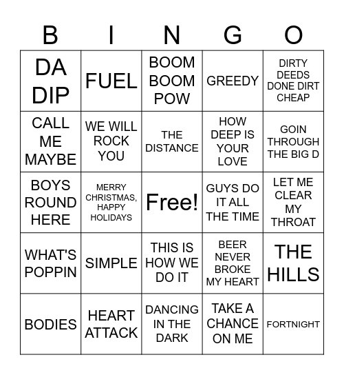 Thursday Night Football- Round Two Bingo Card