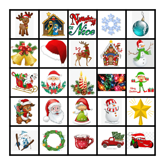 Christmas Bingo Card