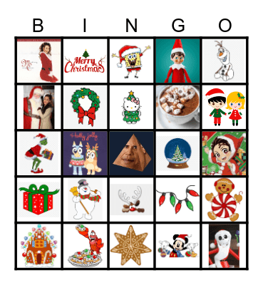 Christmas Bingo Card