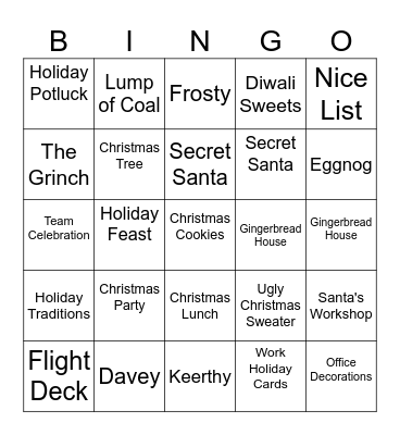 PLM Bingo 1 Bingo Card