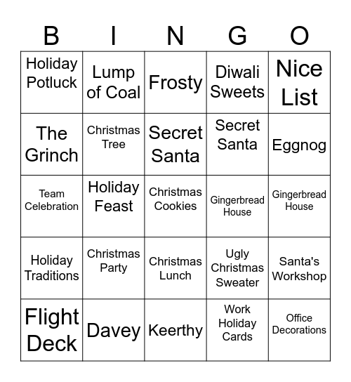 PLM Bingo 1 Bingo Card