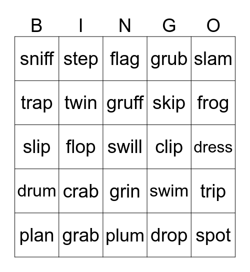 CCVC BINGO Card