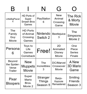 Before GTA VI Bingo Card