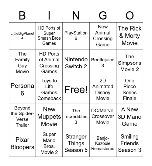 Before GTA VI Bingo Card