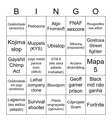 Jeba awards Bingo Card