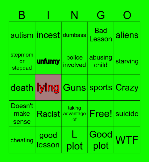 Tommorows Teachings Bingo Card