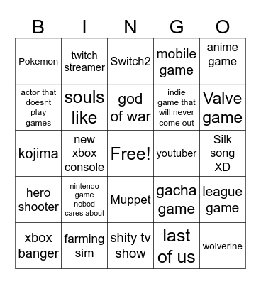 Jay baer game awards Bingo Card