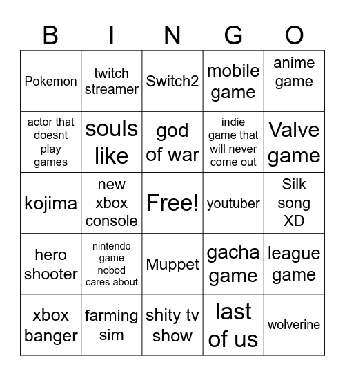 Jay baer game awards Bingo Card