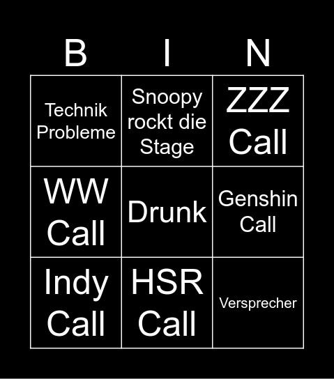 Game Awards 2024 mit H0llyLP Bingo Card