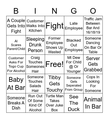 D J J D Bingo Card