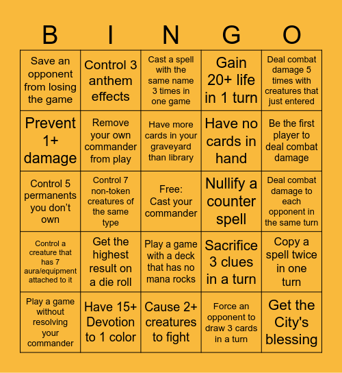 Budget Bingo Card 4 Bingo Card