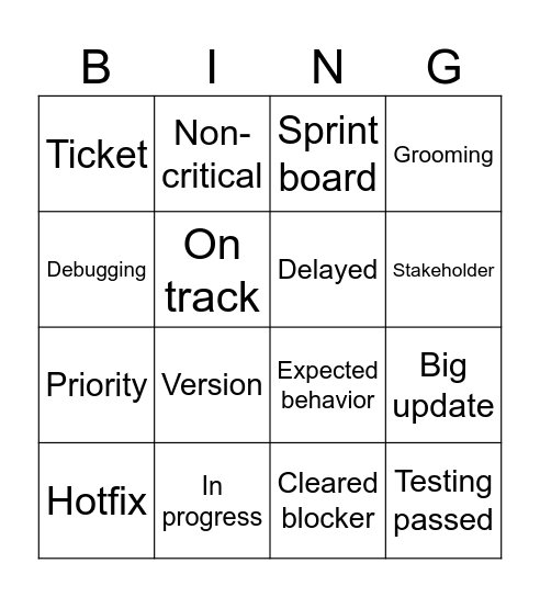 Daily Bingo Card