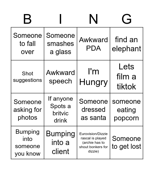 Create Bingo Card