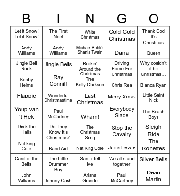 KersT Bingow Bingo Card