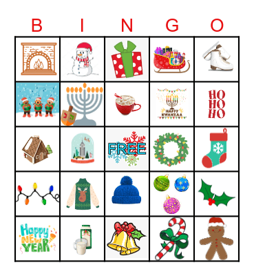 Holiday Bingo 2024 Bingo Card