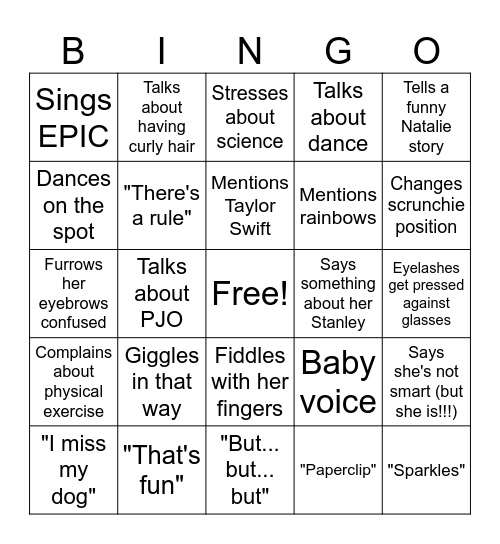 Brooklyn Bingo Card