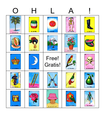 Loteria Mexicana Bingo Card