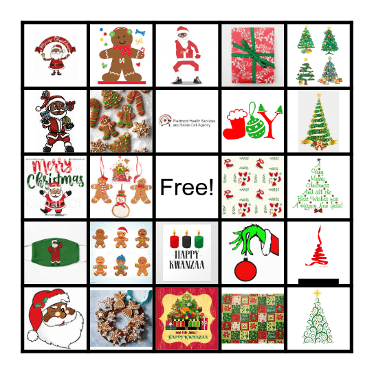 Holiday Bingo Card