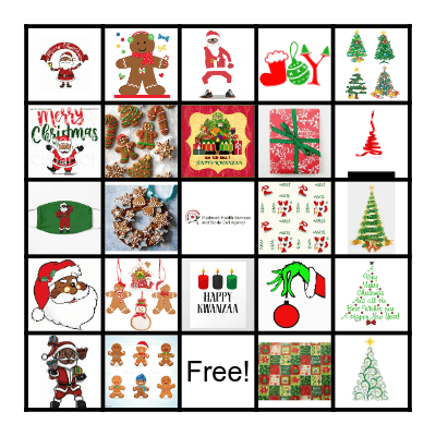 Holiday Bingo Card