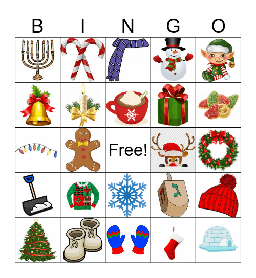 Winter Bingo Card