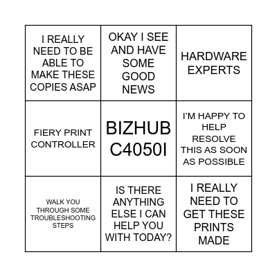 Connectivity/Solutions Blackout Bingo Card
