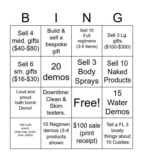 Weekend Bingo Extravaganza Bingo Card