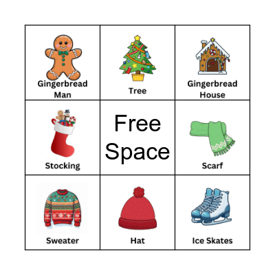 Holiday Bingo Card