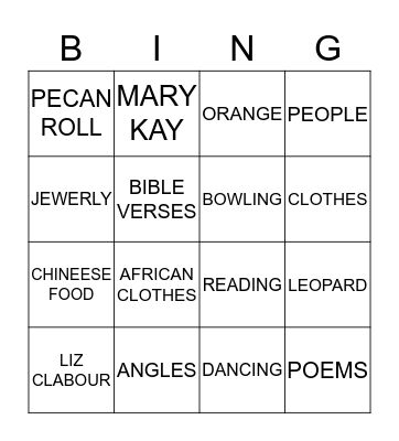 VICTORIA BIRTHDAY BINGO Card