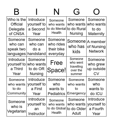 MFD Scavenger Hunt Bingo Card